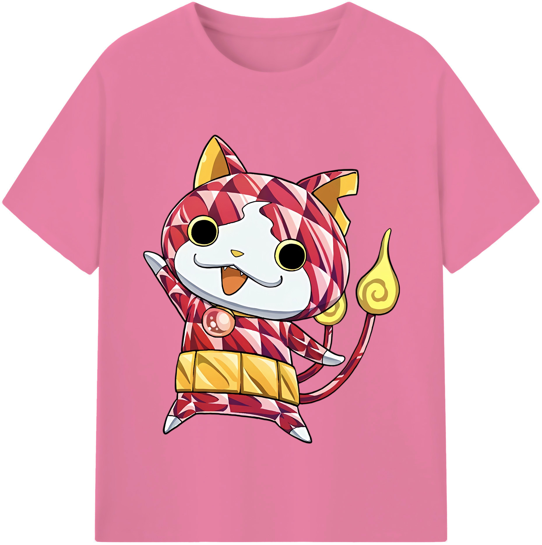 （画像用） 妖怪ウォッチ Yo-kai Watch 綿100％半袖Tシャツ（フロントプリント）